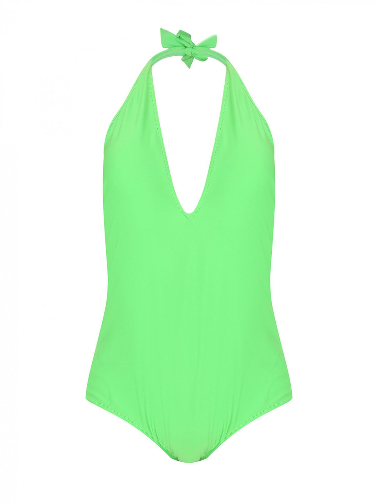 Купальник слитный Marina Rinaldi  –  Общий вид  – Цвет:  Зеленый