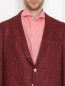 Пиджак из шерсти и шелка с накладными карманами Isaia  –  МодельОбщийВид1