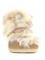 Сапоги из меха койота утепленные Dolce & Gabbana  –  Модель Общий вид