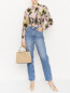 Блуза из шелка с цветочным узором Paul Smith  –  МодельОбщийВид