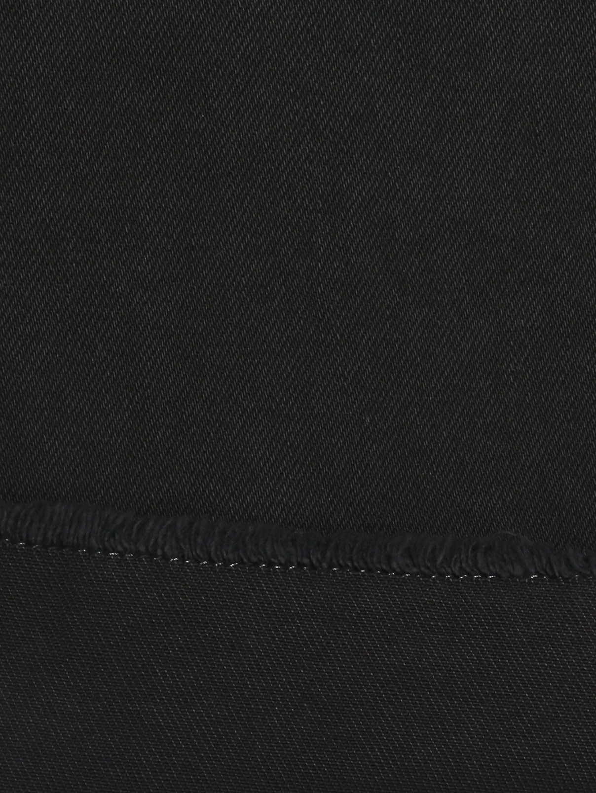 Широкие джинсы с бахромой Icon Denim La  –  Деталь2  – Цвет:  Черный