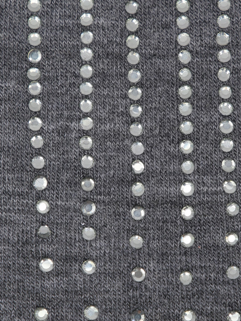 Носки из смешанной шерсти с кристаллами - Деталь