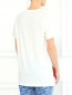 Удлиненная футболка с принтом Moschino Boutique  –  Модель Верх-Низ1