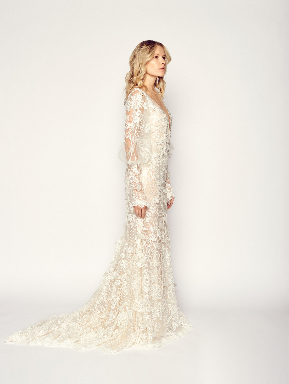 Платье Bridal Galia Lahav  –  Обтравка1  – Цвет:  Белый