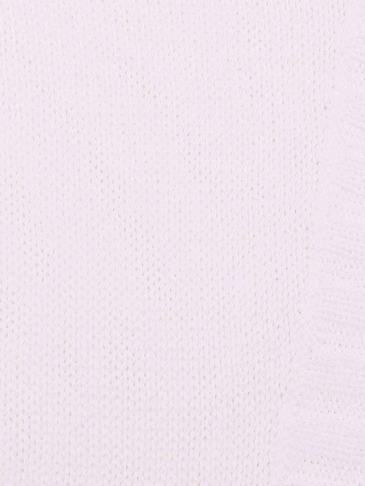 Кардиган из хлопка с карманами Marina Rinaldi  –  Деталь  – Цвет:  Белый