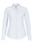Рубашка из хлопка со скрытой планкой Max&Co  –  Обтравка