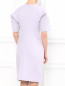 Платье-миди  свободного фасона из смешанного хлопка с боковыми карманами Jil Sander  –  Модель Верх-Низ1