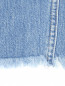 Укороченные джинсы с бахромой 7 For All Mankind  –  Деталь2