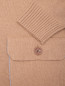 Кардиган из смешанной шерсти с карманами Kangra Cashmere  –  Деталь1