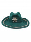 Шляпа из шерсти, декорированная стразами Ermanno Scervino  –  Обтравка1