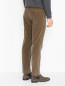Вельветовые брюки с карманами PT Torino  –  МодельВерхНиз1