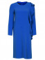 Платье-миди с драпировкой и длинным рукавом Moschino Boutique  –  Общий вид