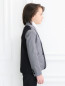 Пиджак с трикотажной вставкой на спинке Gaultier Junior  –  Модель Верх-Низ2