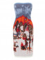 Трикотажное платье-бюстье из шерсти с узором Stella Jean  –  Общий вид