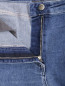 Укороченные джинсы с потертостями Persona by Marina Rinaldi  –  Деталь1