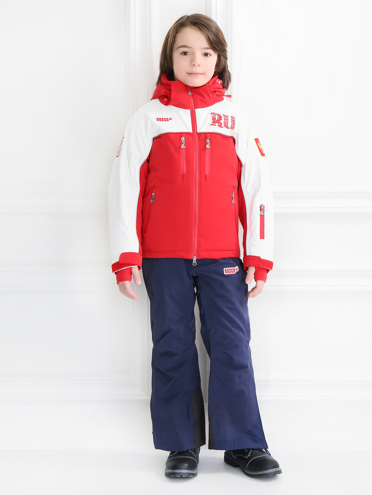 Куртка горнолыжная с контрастными вставками BOSCO  –  Модель Общий вид  – Цвет:  Красный