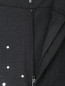 Брюки однотонные декорированные стразами Max&Co  –  Деталь