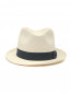 Плетеная шляпа с контрастной лентой Borsalino  –  Обтравка1