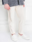 Трикотажные брюки из шерсти с карманами Sonia Rykiel  –  Модель Верх-Низ