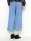 Укороченные джинсы декорированные пайетками Max&Co  –  МодельВерхНиз1