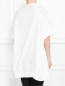 Блуза из хлопка асимметричного кроя с декором Antonio Marras  –  Модель Верх-Низ1