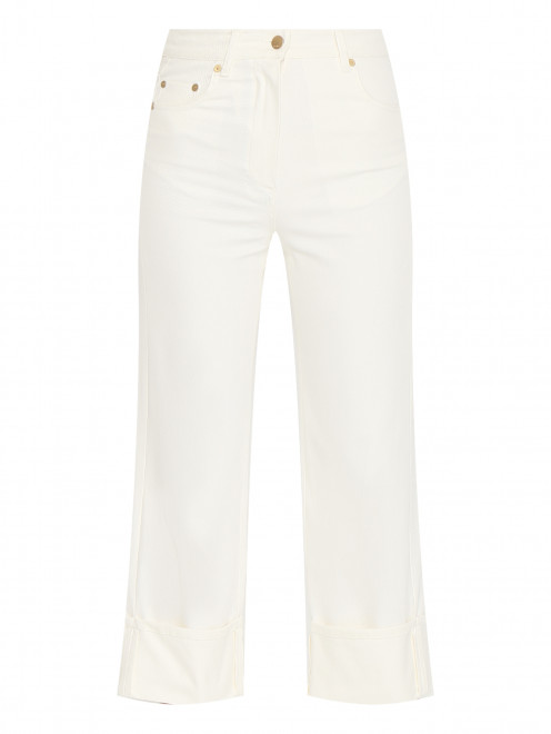 Однотонные джинсы из хлопка  Max Mara - Общий вид