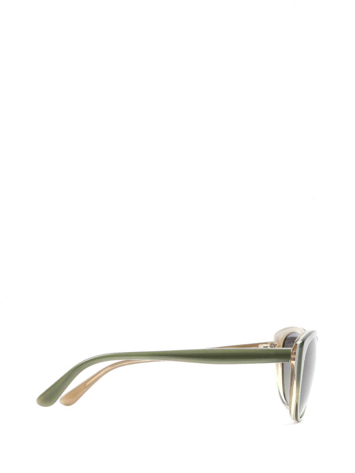 Солнцезащитные очки в пластиковой оправе Oliver Peoples  –  Обтравка2  – Цвет:  Зеленый