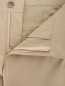 Широкие брюки из хлопка прямого кроя Alberta Ferretti  –  Деталь1