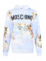Толстовка из хлопка с принтом Moschino  –  Общий вид