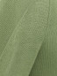 Кардиган с V-образным вырезом из смешанного шелка Emporio Armani  –  Деталь