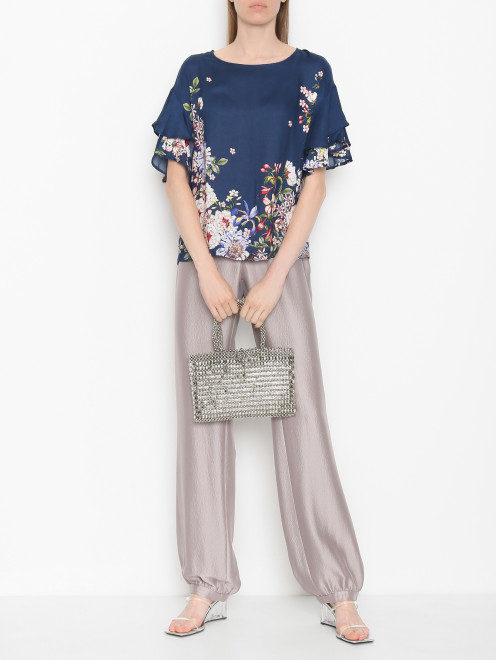 Блуза с цветочным узором S.Oliver - МодельОбщийВид