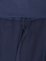 Широкие брюки прямого кроя на эластичном поясе Marina Rinaldi  –  Деталь1