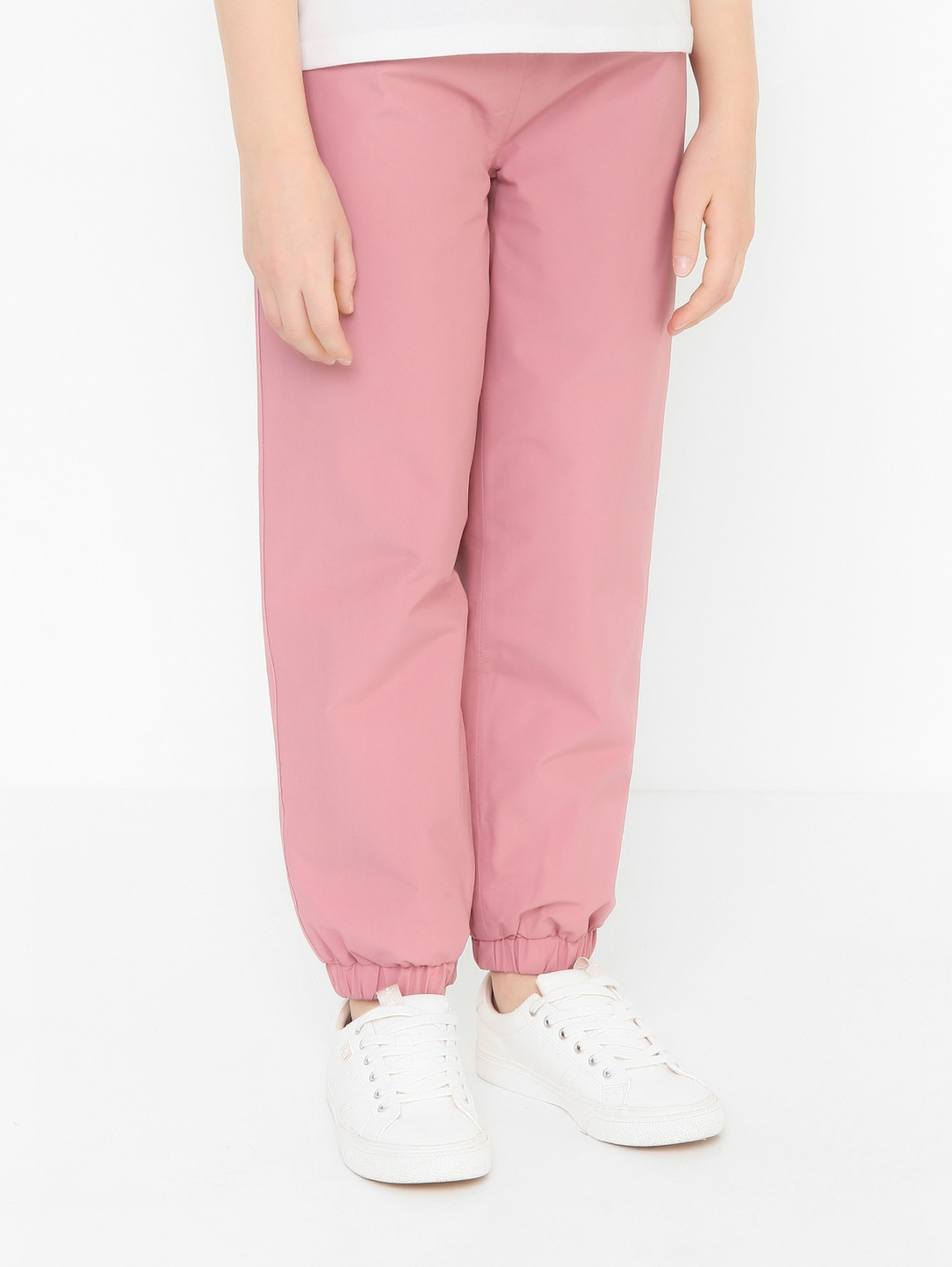 Утепленные однотонные брюки Molo  –  МодельВерхНиз  – Цвет:  Розовый