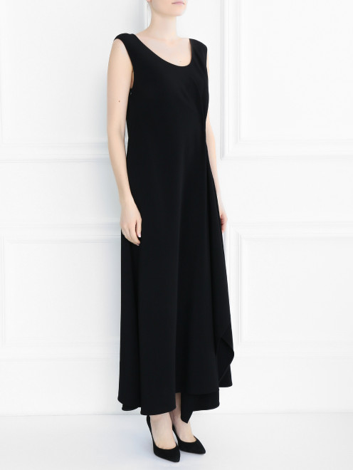 Платье с драпировкой без рукавов Jil Sander - Модель Верх-Низ