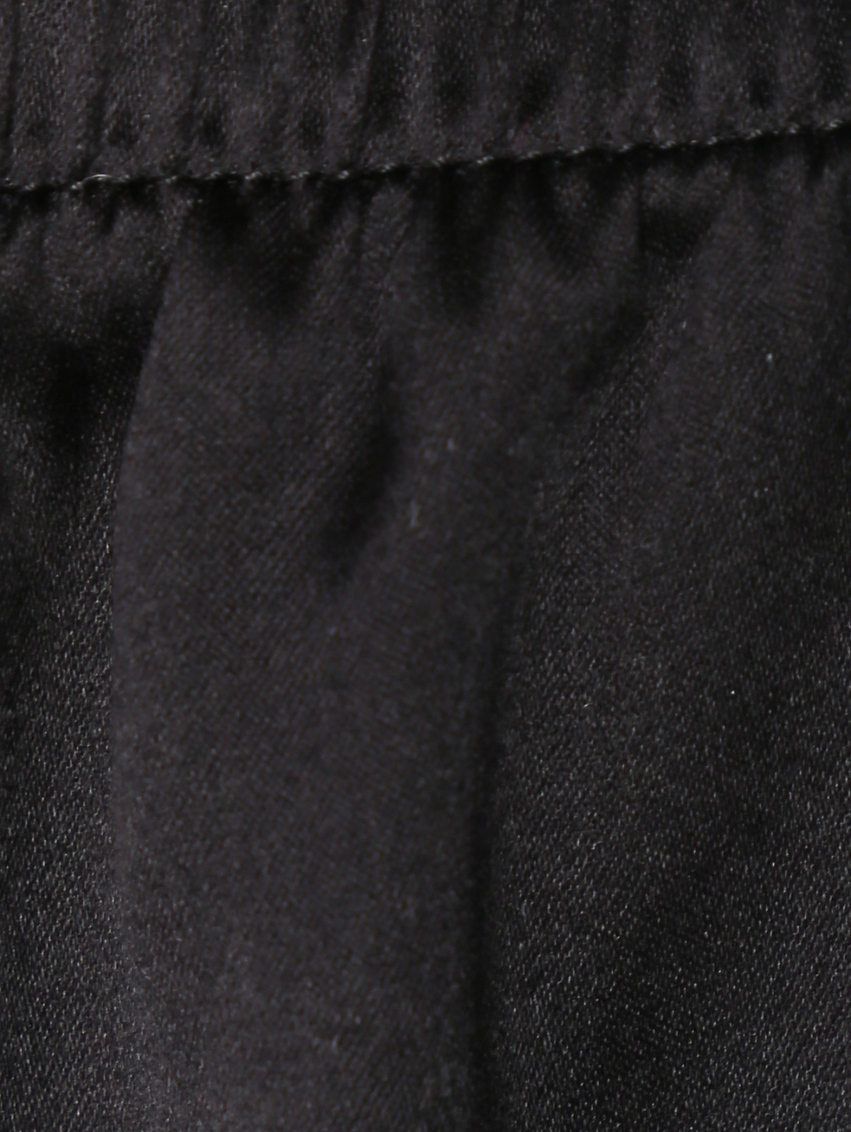 Брюки из шелка с кружевом Ermanno Scervino  –  Деталь1  – Цвет:  Черный