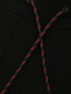 Трикотажные брюки на резинке с лампасами Michael by Michael Kors  –  Деталь1