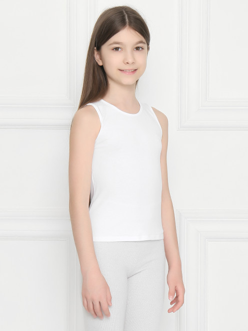 Топ трикотажный из хлопка La Perla - МодельВерхНиз