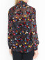 Блуза из смешанного шелка с узором Moschino Boutique  –  МодельВерхНиз1