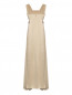 Платье шелковое, со вставками плиссе Alberta Ferretti  –  Общий вид