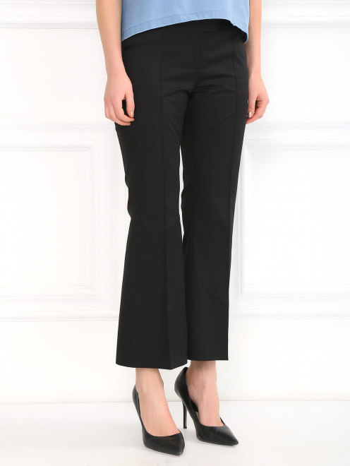 Укороченные брюки из хлопка с боковыми карманами Barbara Bui - Модель Верх-Низ