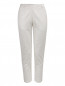 Укороченные брюки с высокой талией из хлопка с кружевной отделкой Aimo Richly  –  Общий вид