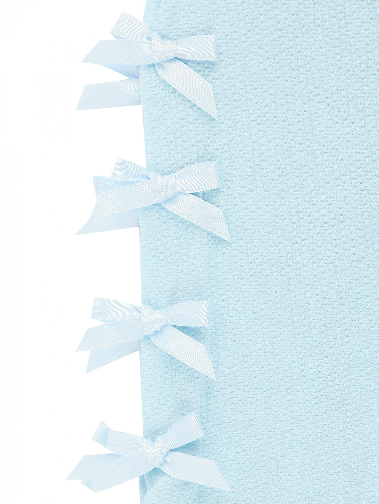 Колготки с рельефной текстурой декорированные бантиками I Pinco Pallino  –  Деталь  – Цвет:  Синий