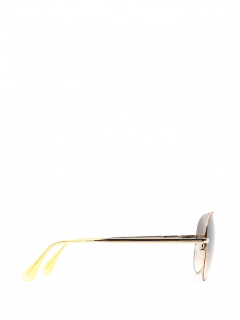 Солнцезащитные очки в металлической оправе  - Обтравка2