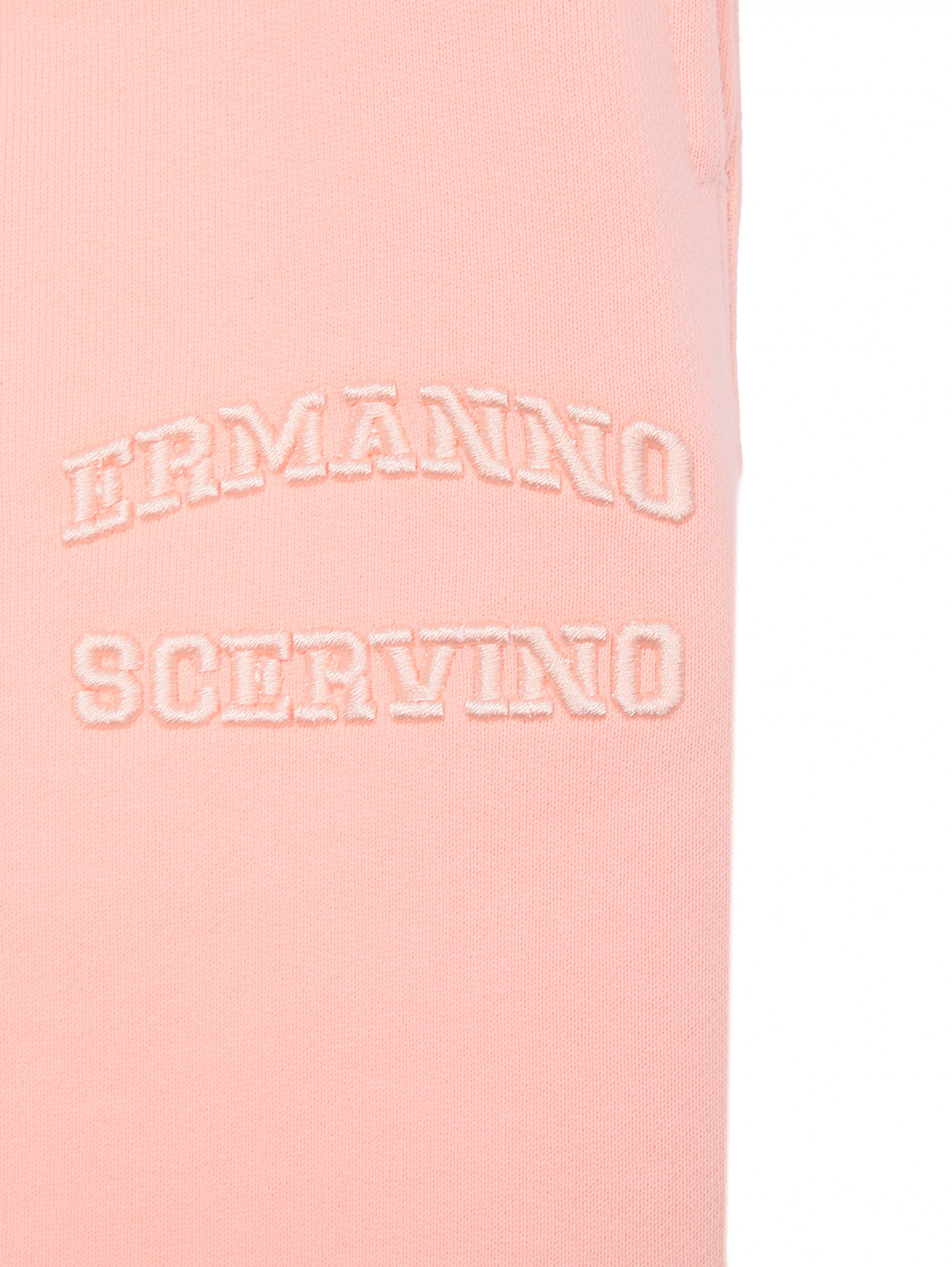 Брюки на резинке с карманами Ermanno Scervino  –  Деталь  – Цвет:  Розовый