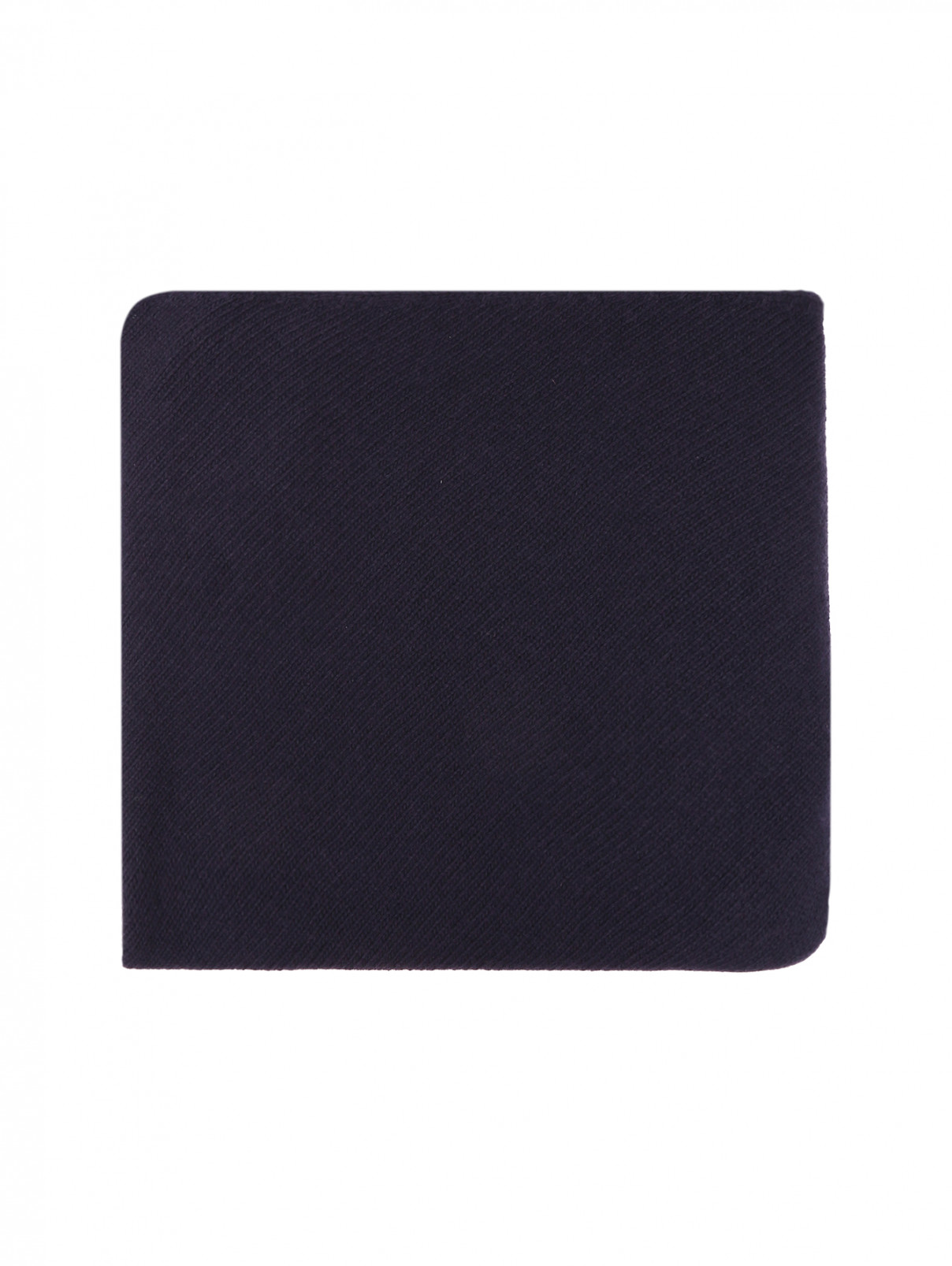 Платок из шерсти с бахромой Weekend Max Mara  –  Общий вид  – Цвет:  Синий