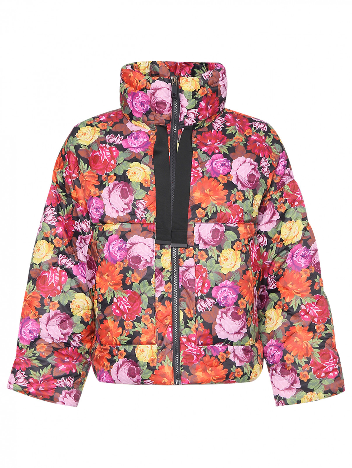 Стеганая куртка на молнии Max&Co  –  Общий вид  – Цвет:  Мультиколор