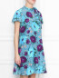 Платье из шелка с цветочным узором Max&Co  –  МодельВерхНиз