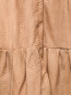 Пальто из кожи с рукавами 3/4 Giambattista Valli  –  Деталь