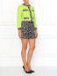 Шелковые шорты с принтом Moschino Couture  –  Модель Общий вид