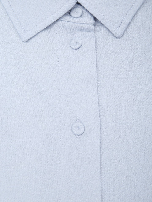 Трикотажная рубашка свободного кроя - Деталь1